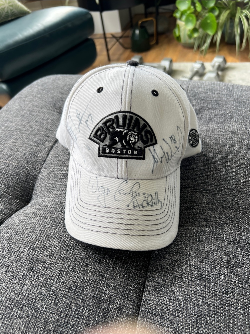 NHL Brand Hat- Boston Bruins - Autographed